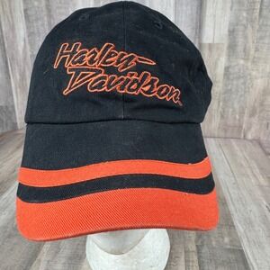 Harley Davidson Unisex Hat Black One Size Fits Most Adjustable